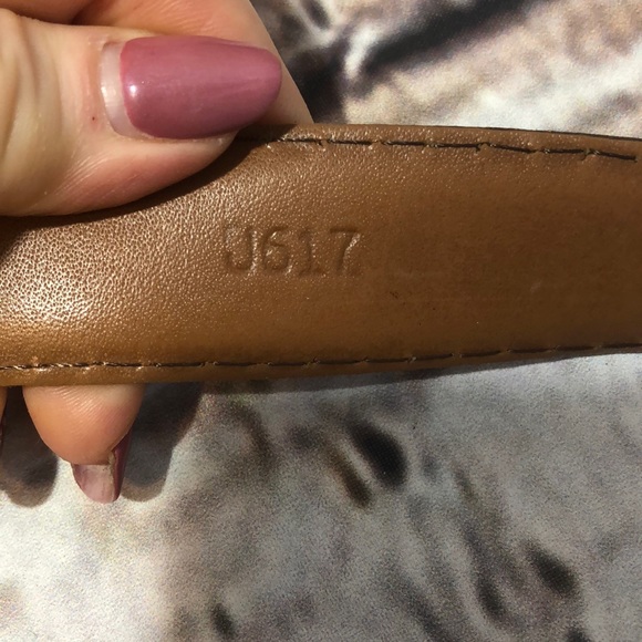 Johnston & Murphy Brown Leather Belt Kipskin - Picture 6 of 8